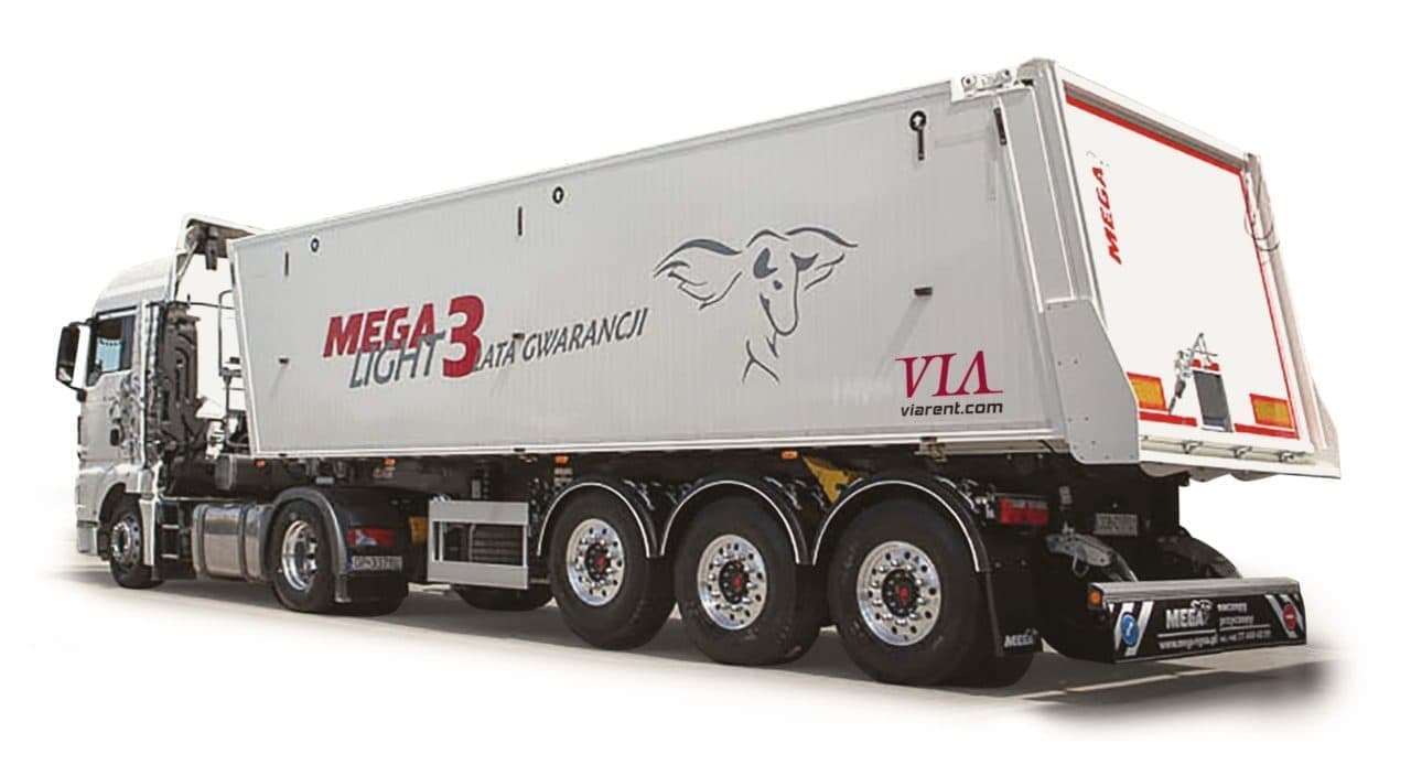 MEGA Fort KZZ / KBZ tipper semi-trailer - Viarent Hungary